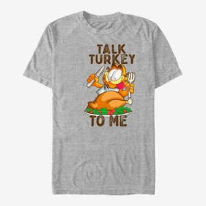 Queens Paramount Garfield - Talk Turkey Unisex T-Shirt Heather Grey
