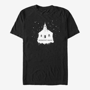Queens Netflix Midnight Mass - Snowy Church Unisex T-Shirt Black