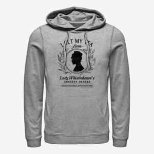 Queens Netflix Bridgerton - Whistledown Tea Unisex Hoodie Heather Grey