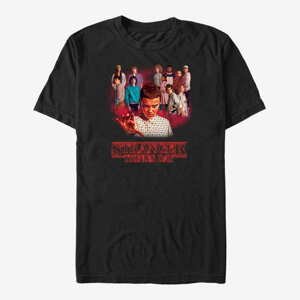 Queens Netflix Stranger Things - KIDS GROUP Unisex T-Shirt Black