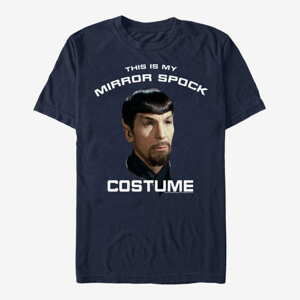 Queens Paramount Star Trek - This Is My Mirror Spock Costume Unisex T-Shirt Navy Blue