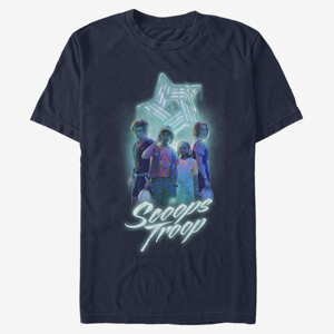 Queens Netflix Stranger Things - Scoops Troop Unisex T-Shirt Navy Blue
