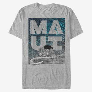 Queens Pixar Moana - Maui Hook Fade Unisex T-Shirt Heather Grey