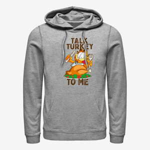 Queens Paramount Garfield - Talk Turkey Unisex Hoodie Heather Grey