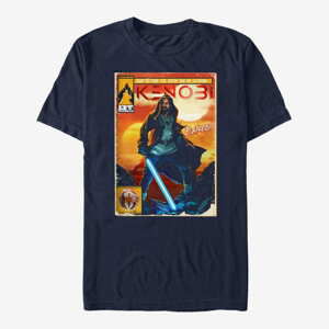 Queens Star Wars Obi-Wan - Komically Kenobi Unisex T-Shirt Navy Blue