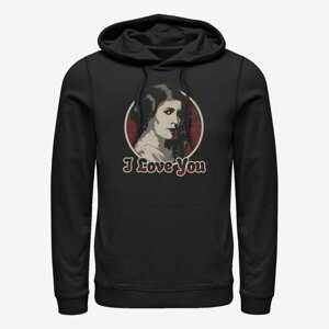 Queens Star Wars - Leia Loves Han Unisex Hoodie Black