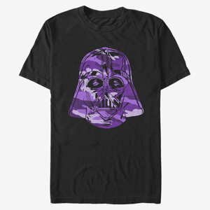 Queens Star Wars - Camo Vader Purple Unisex T-Shirt Black