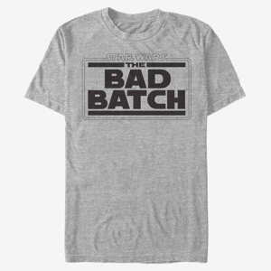 Queens Star Wars: The Bad Batch - Bad Logo Unisex T-Shirt Heather Grey