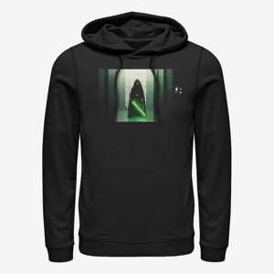 Queens Star Wars: The Mandalorian - Lone Hero Unisex Hoodie Black