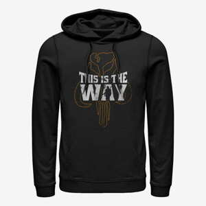 Queens Star Wars: The Mandalorian - WAY Unisex Hoodie Black