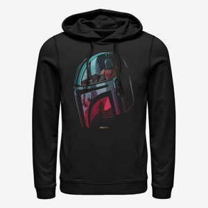 Queens Star Wars: Mandalorian - Helmet Explanation Unisex Hoodie Black