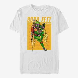 Queens Star Wars: Classic - Boba Jetpack Unisex T-Shirt White