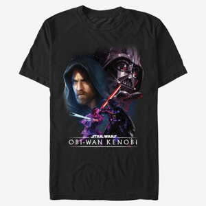 Queens Star Wars Obi-Wan - Big Face Off Unisex T-Shirt Black