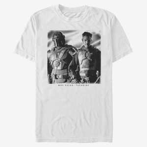 Queens Star Wars: The Mandalorian - Heroes Unisex T-Shirt White