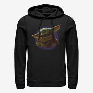 Queens Star Wars: Mandalorian - Orange Ball Unisex Hoodie Black