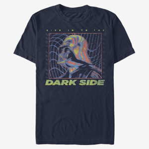 Queens Star Wars: Classic - Vader Thermal Warp Unisex T-Shirt Navy Blue