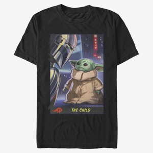 Queens Star Wars: The Mandalorian - Little Trading Card Unisex T-Shirt Black