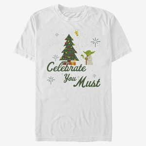 Queens Star Wars: Classic - Celebrate You Must Unisex T-Shirt White
