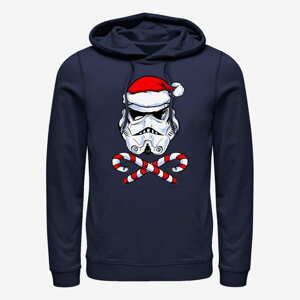 Queens Star Wars: Classic - Santa Trooper Unisex Hoodie Navy Blue