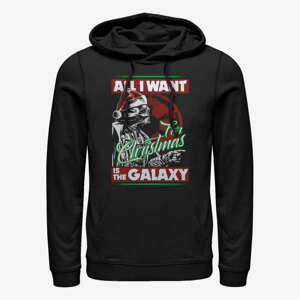 Queens Star Wars: Classic - Vader Xmas Galaxy Unisex Hoodie Black