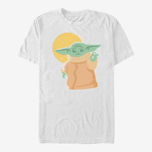 Queens Star Wars: The Mandalorian - Minimalist Child Unisex T-Shirt White