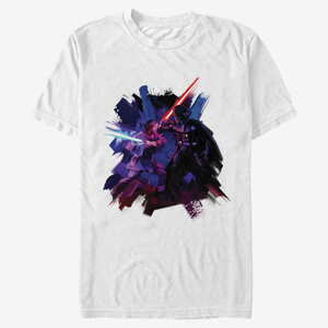 Queens Star Wars Obi-Wan - Painted Duel Unisex T-Shirt White