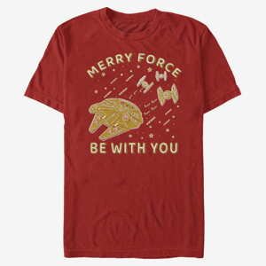 Queens Star Wars: Classic - Gingerbread Falcon Unisex T-Shirt Red