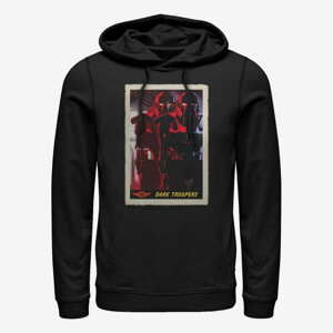 Queens Star Wars: The Mandalorian - Dark Trooper Card Unisex Hoodie Black