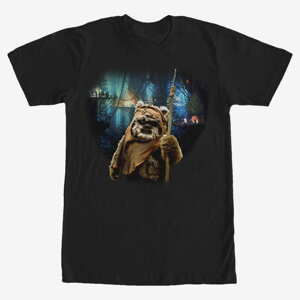 Queens Star Wars: Classic - Wicket Village Unisex T-Shirt Black