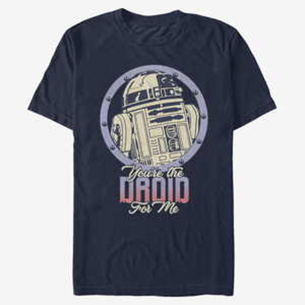 Queens Star Wars: Classic - Droid for Me Unisex T-Shirt Navy Blue