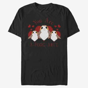 Queens Star Wars: The Force Awakens - A-Porg-Able Unisex T-Shirt Black