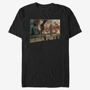 Queens Star Wars Book of Boba Fett - Desert Rules Unisex T-Shirt Black