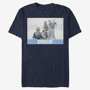 Queens Star Wars: Classic - Chillin Unisex T-Shirt Navy Blue