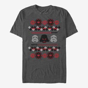 Queens Star Wars: Classic - Empire Holiday Unisex T-Shirt Dark Heather Grey