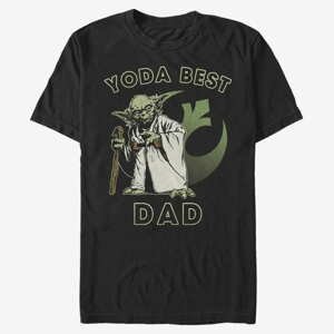 Queens Star Wars: Classic - Yoda Best Dad Unisex T-Shirt Black