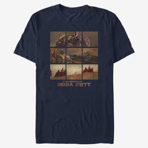 Queens Star Wars: Book of Boba Fett - Desert Palace Unisex T-Shirt Navy Blue