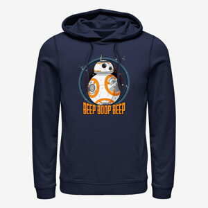 Queens Star Wars: Classic - BB8 Beep Unisex Hoodie Navy Blue