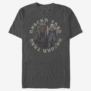 Queens Star Wars: The Mandalorian - Ahsoka Tano Unisex T-Shirt Dark Heather Grey