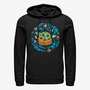 Queens Star Wars: The Mandalorian - Frog Spiral Unisex Hoodie Black