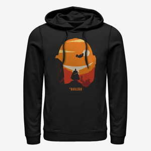 Queens Star Wars: The Mandalorian - Dark Saber Poster Unisex Hoodie Black