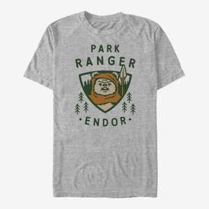 Queens Star Wars: The Mandalorian - Park Ranger Unisex T-Shirt Heather Grey