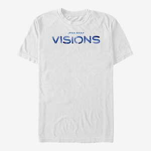 Queens Star Wars: Visions - Blue STVision Logo Unisex T-Shirt White