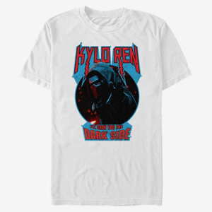 Queens Star Wars: Episode 7 - Darkside Dude Unisex T-Shirt White