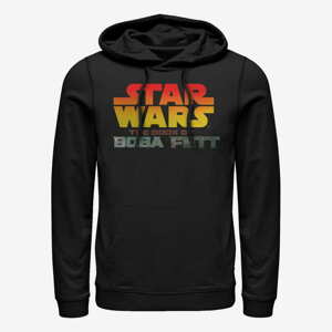 Queens Star Wars Book of Boba Fett - Star Wars Fett Logo Unisex Hoodie Black