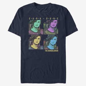 Queens Star Wars: The Mandalorian - Cara Dune Box Unisex T-Shirt Navy Blue