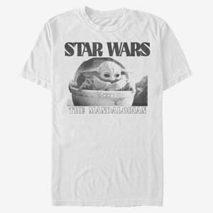 Queens Star Wars: The Mandalorian - Black n White Photo Unisex T-Shirt White