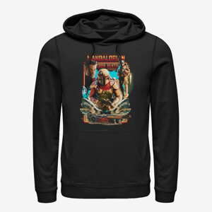 Queens Star Wars: The Mandalorian - Helmet Ona Cobb Unisex Hoodie Black