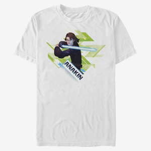 Queens Star Wars: Clone Wars - Ani Angled Unisex T-Shirt White