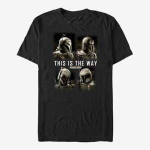 Queens Star Wars: The Mandalorian - MandoMon Epi3 Shore Unisex T-Shirt Black