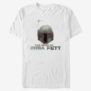 Queens Star Wars Book of Boba Fett - Boba Fett Helmet Unisex T-Shirt White